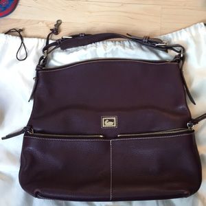 Dooney and Burke dark purple purse